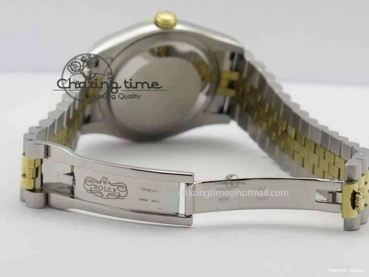 0410 DateJust 116234 SS YG BP Best Edition Gray Dial Diam Markers On SS YG Bracelet SA ZipUp 3745